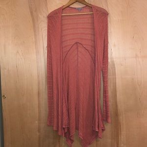 Stretchy Salmon Cardigan